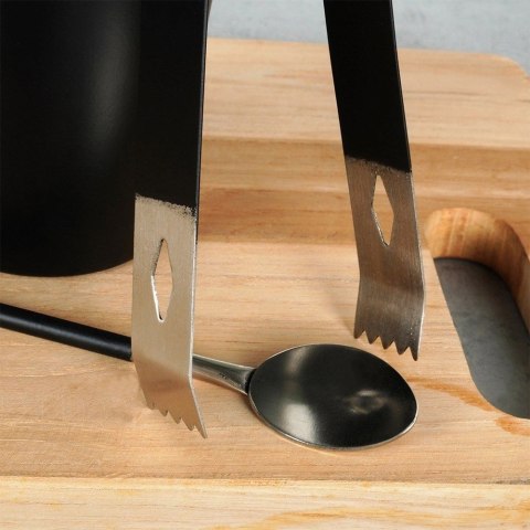 Orion Zestaw Barowy z Shakerem Stalowy Czarny Solidny EXCELLENT HOUSEWARE 5 el.
