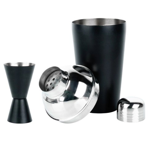 Orion Zestaw Barowy z Shakerem Stalowy Czarny Solidny EXCELLENT HOUSEWARE 5 el.