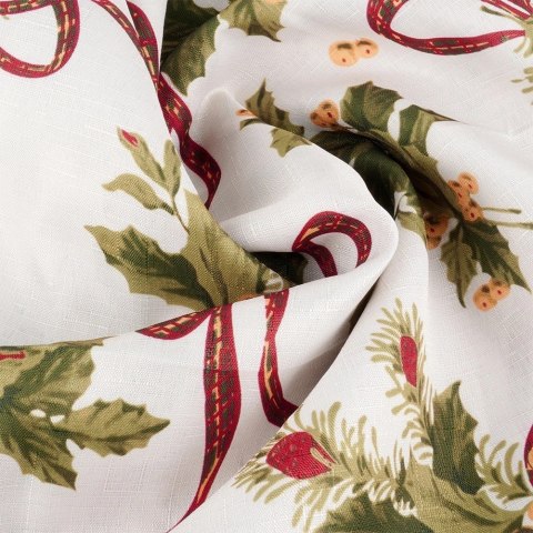 Grupa Orion Sp. z o.o. Obrus Świąteczny Plamoodporny 180 x 130 cm Kremowy EXCELLENT HOUSEWARE