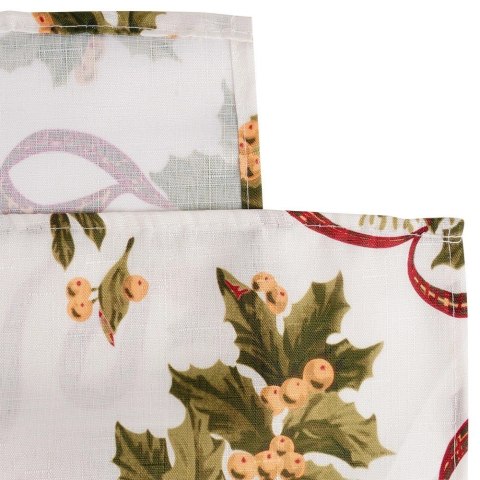 Grupa Orion Sp. z o.o. Obrus Świąteczny Plamoodporny 180 x 130 cm Kremowy EXCELLENT HOUSEWARE