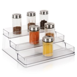 Grupa Orion Sp. z o.o. Półka Kuchenna Organizator 3 Poziomy Przezroczysta 255 x 235 cm EXCELLENT