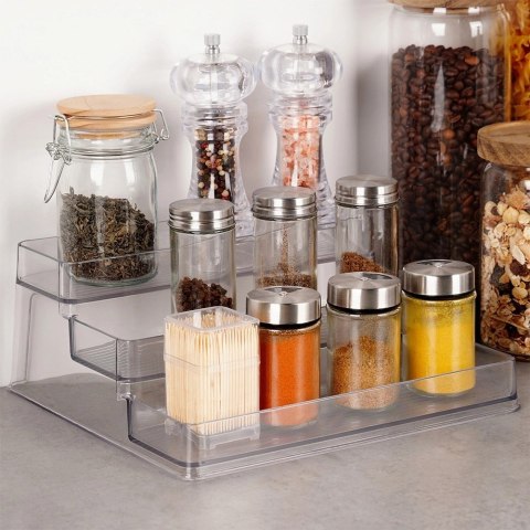 Grupa Orion Sp. z o.o. Półka Kuchenna Organizator 3 Poziomy Przezroczysta 255 x 235 cm EXCELLENT