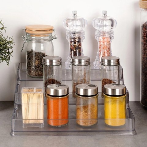 Grupa Orion Sp. z o.o. Półka Kuchenna Organizator 3 Poziomy Przezroczysta 255 x 235 cm EXCELLENT