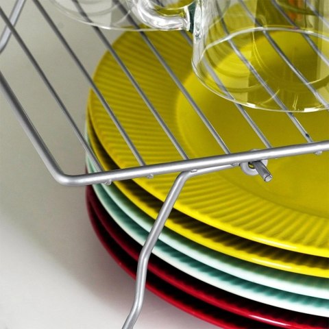 AM/63 Półka Kuchenna Metalowa Składana Szara 37 x 21 cm SG Organizator