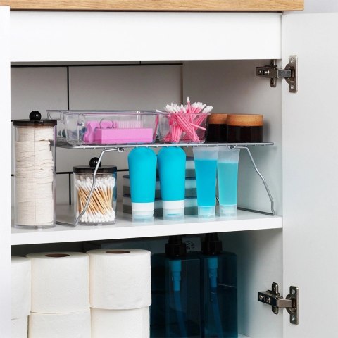 AM/63 Półka Kuchenna Metalowa Składana Szara 37 x 21 cm SG Organizator