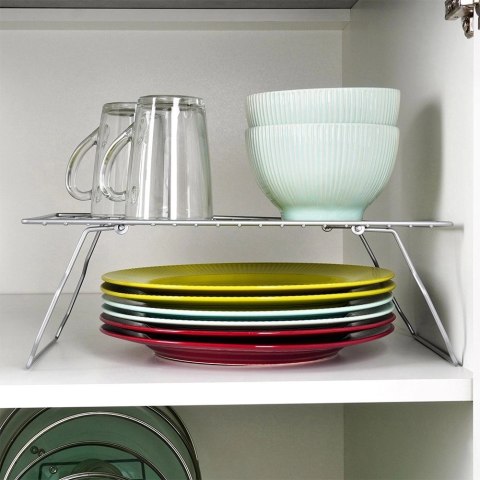 AM/63 Półka Kuchenna Metalowa Składana Szara 37 x 21 cm SG Organizator
