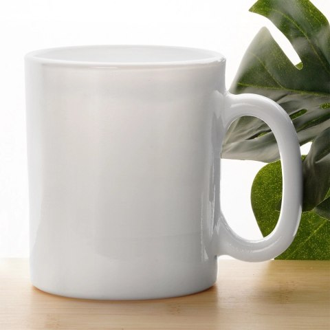 Grupa Orion Sp. z o.o. Kubki Szklane 300 ml 6 Szt. ORION Białe Szkło Opalowe do Zmywarki