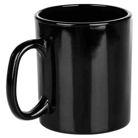 Grupa Orion Sp. z o.o. Kubki Szklane 300 ml 6 Szt. ORION Czarne Szkło Opalowe do Zmywarki