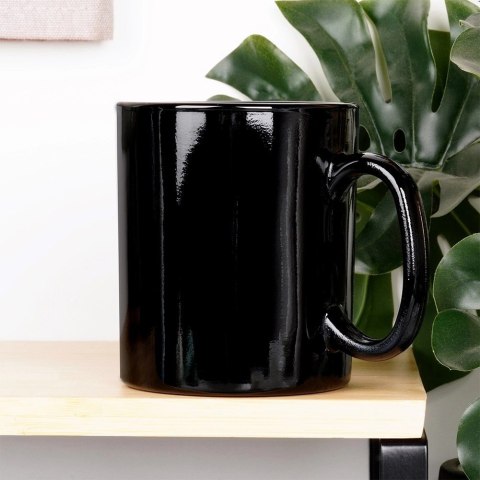 Grupa Orion Sp. z o.o. Kubki Szklane 300 ml 6 Szt. ORION Czarne Szkło Opalowe do Zmywarki
