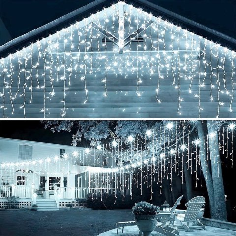Grupa Orion Sp. z o.o. Kurtyna Świetlna Zewnętrzna 500 led 11,5 m ORION Zimna Barwa ip44