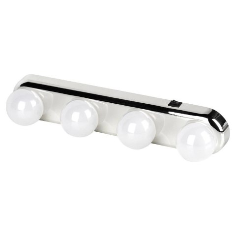 Grupa Orion Sp. z o.o. Lampki na lustro 4 LED na przyssawki 30,5 cm