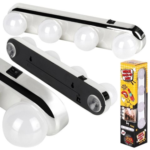 Grupa Orion Sp. z o.o. Lampki na lustro 4 LED na przyssawki 30,5 cm