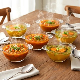 Grupa Orion Sp. z o.o. Miski bulionówki szklane 420 ml 6 szt.