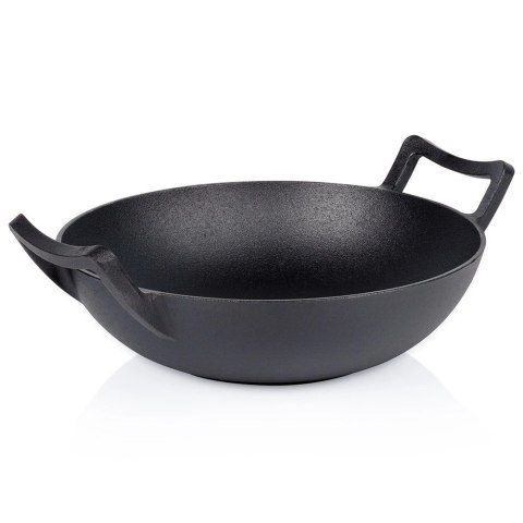 Grupa Orion Sp. z o.o. Patelnia Wok Żeliwna 32 cm VILDE Cast Line do Piekarnika Indukcja