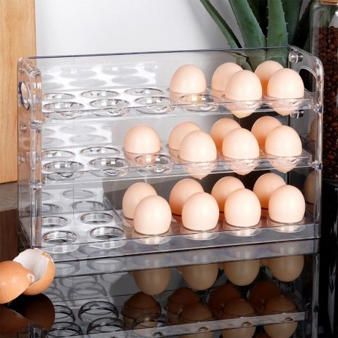 Grupa Orion Sp. z o.o. Pojemnik na Jajka Organizer Trzypoziomowy 36 szt. VILDE 32 x 10 x 20,5 cm