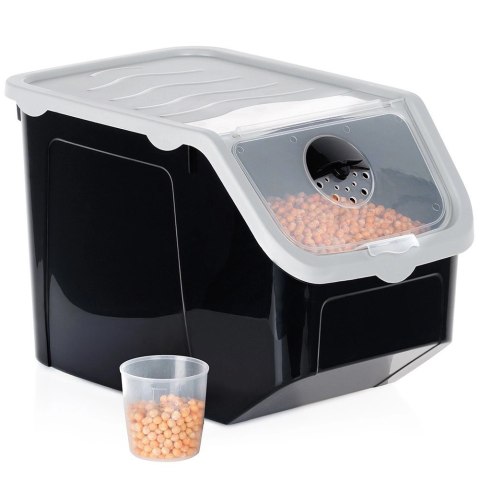 Grupa Orion Sp. z o.o. Pojemnik na Warzywa Karmę 12 L VILDE z Miarką Wentylacja 33 x 23,5 cm