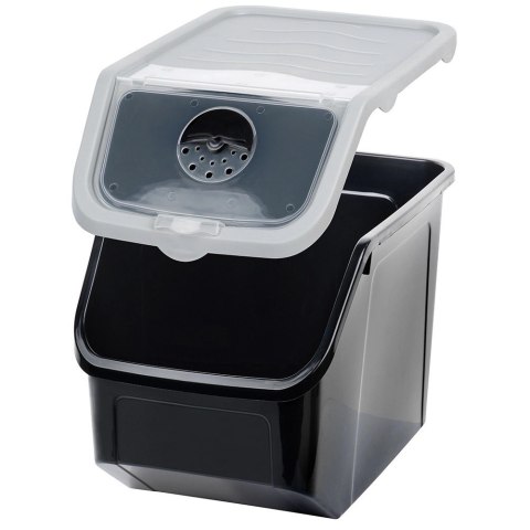 Grupa Orion Sp. z o.o. Pojemnik na Warzywa Karmę 12 L VILDE z Miarką Wentylacja 33 x 23,5 cm