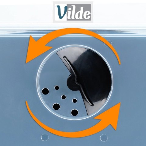 Grupa Orion Sp. z o.o. Pojemnik na Warzywa Karmę 12 L VILDE z Miarką Wentylacja 33 x 23,5 cm