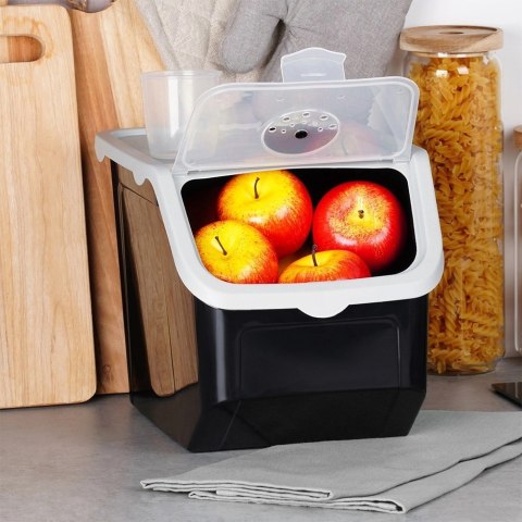 Grupa Orion Sp. z o.o. Pojemnik na Warzywa Karmę 12 L VILDE z Miarką Wentylacja 33 x 23,5 cm