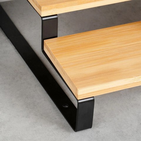 Grupa Orion Sp. z o.o. Półka Kuchenna Drewniana 3 Poziomowa Organizer 32 x 235 cm VILDE Przyprawy