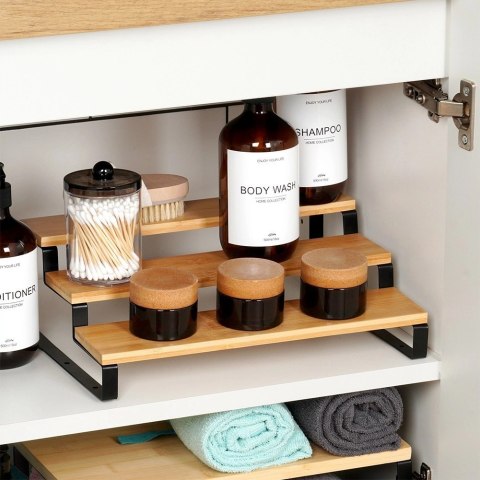 Grupa Orion Sp. z o.o. Półka Kuchenna Drewniana 3 Poziomowa Organizer 32 x 235 cm VILDE Przyprawy