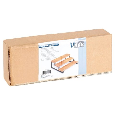 Grupa Orion Sp. z o.o. Półka Kuchenna Drewniana 3 Poziomowa Organizer 32 x 235 cm VILDE Przyprawy