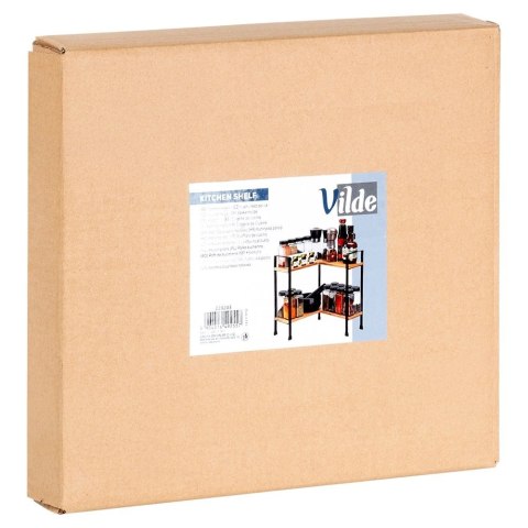 Grupa Orion Sp. z o.o. Półka Kuchenna Drewniana Narożna 2 Poziomy Bambus 335 cm VILDE