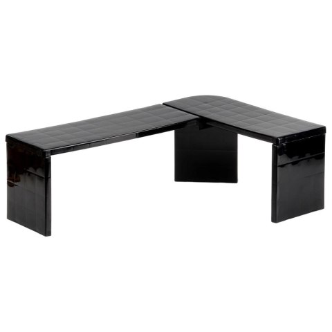 Grupa Orion Sp. z o.o. Półka Kuchenna Narożna Czarna Podłużna 47 x 32 x 155 cm VILDE