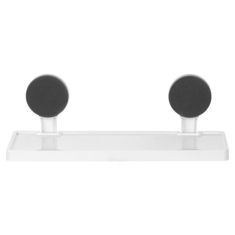 AM/63 Półka Pod Prysznic Biała Długa na Przyssawki Koszyk 32 x 115 cm BS