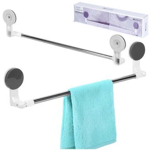 AM/63 Wieszak na Ręczniki Stalowy 59,5 cm BATHROOM SOLUTIONS na Przyssawki