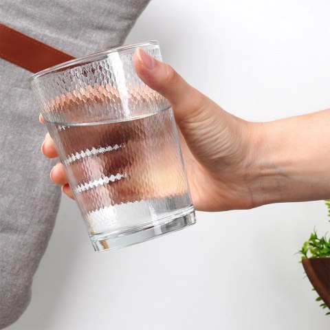 Grupa Orion Sp. z o.o. Szklanki Zestaw 6 szt. 425 ml EXCELLENT HOUSEWARE Grube Zdobione