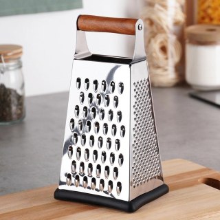 Grupa Orion Sp. z o.o. Tarka Kuchenna 4-Stronna Stalowa 22 cm EXCELLENT HOUSEWARE Drewniany Uchwyt