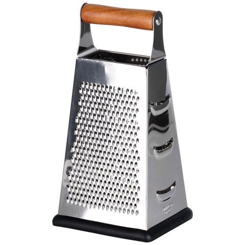 Grupa Orion Sp. z o.o. Tarka Kuchenna 4-Stronna Stalowa 22 cm EXCELLENT HOUSEWARE Drewniany Uchwyt