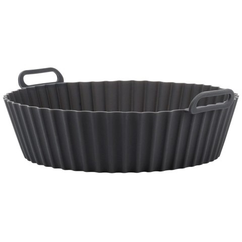 HIT Trading B.V. Wkład do Frytkownicy Air Fryer 1 szt. HIT Silikonowy Szary Okrągły 20 cm