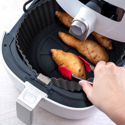 HIT Trading B.V. Wkład do Frytkownicy Air Fryer 1 szt. HIT Silikonowy Szary Okrągły 20 cm