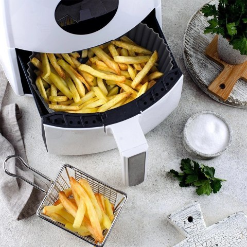 HIT Trading B.V. Wkład do Frytkownicy Air Fryer 1 szt. HIT Silikonowy Szary Okrągły 20 cm