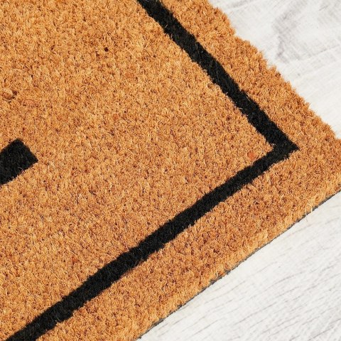 Grupa Orion Sp. z o.o. Wycieraczka do Butów 75 x 45 cm HOME STYLING Kokosowa "Come back with wine"