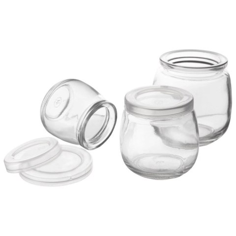 Grupa Orion Sp. z o.o. Słoiki Szklane na Jogurt Desery Małe Zestaw 12 Sztuk 130 ml ORION