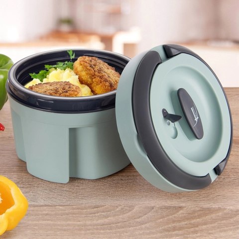 Grupa Orion Sp. z o.o. Termos Obiadowy TERMO Szczelny 2,4 L ORION Zielony Do Długiego Utrzymywania Temperatury