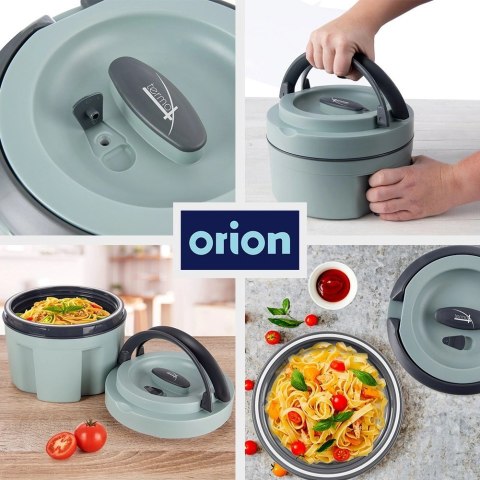 Grupa Orion Sp. z o.o. Termos Obiadowy TERMO Szczelny 2,4 L ORION Zielony Do Długiego Utrzymywania Temperatury