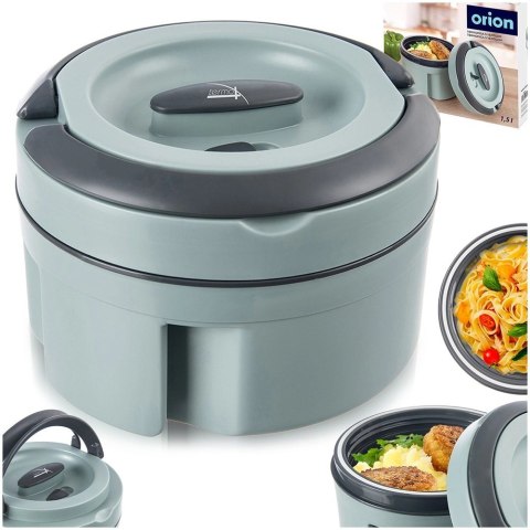 Grupa Orion Sp. z o.o. Termos Obiadowy TERMO Szczelny 2,4 L ORION Zielony Do Długiego Utrzymywania Temperatury