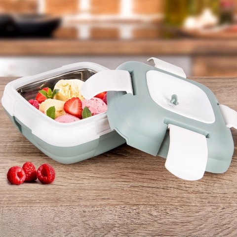 Grupa Orion Sp. z o.o. Termos Obiadowy TERMO Szczelny 800 ml ORION Zielony Mały Idealny na Porcję Zupy