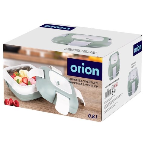 Grupa Orion Sp. z o.o. Termos Obiadowy TERMO Szczelny 800 ml ORION Zielony Mały Idealny na Porcję Zupy