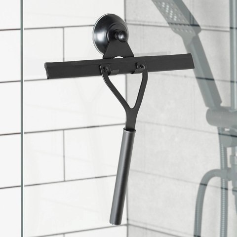 Grupa Orion Sp. z o.o. Ściągaczka do Szyb Czarna VILDE Metalowa Uchwyt na Przyssawkę