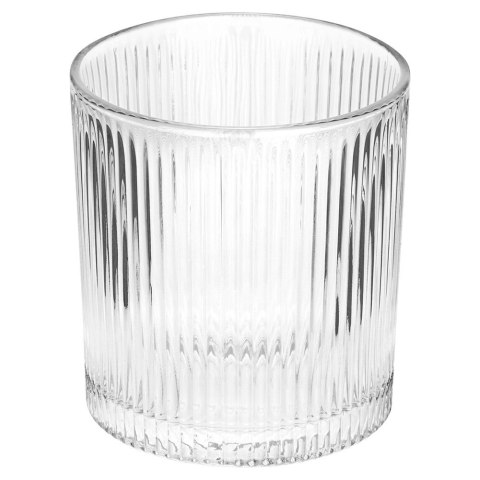 Grupa Orion Sp. z o.o. Szklanki Zestaw 6 szt. 310 ml VILDE Ryflowane Szkło do Zmywarki 8,5 x 8,5cm