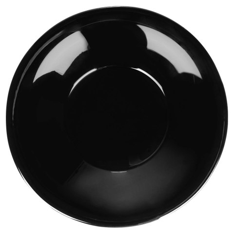 Grupa Orion Sp. z o.o. Talerze Obiadowe Głębokie Szkło Czarne 400 ml 6 szt. VILDE 21,5 cm