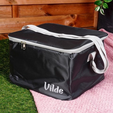 Grupa Orion Sp. z o.o. Torba Termiczna Czarna 18 L VILDE Plażowa Poliestrowa Regulowany Pasek