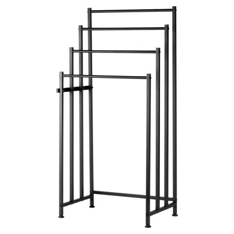 Grupa Orion Sp. z o.o. Wieszak na Ręczniki Stojący VILDE Metalowy LOFT 4 Poprzeczki 94,5 cm