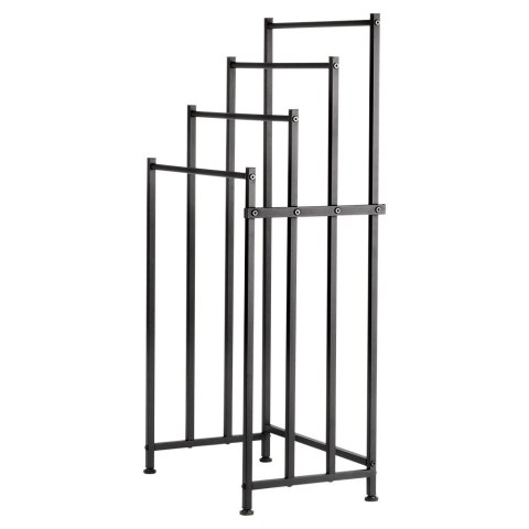 Grupa Orion Sp. z o.o. Wieszak na Ręczniki Stojący VILDE Metalowy LOFT 4 Poprzeczki 94,5 cm