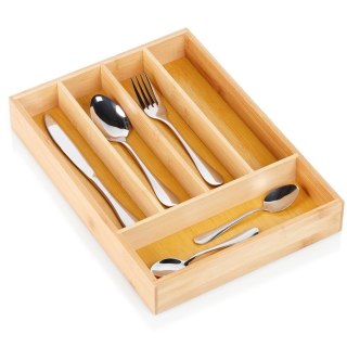 Grupa Orion Sp. z o.o. Wkład na Sztućce do Szuflady VILDE Bambusowy 5 Przegródek 25 x 35 cm